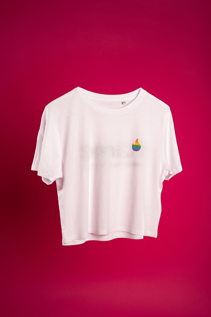 Maglia Bianca Crop